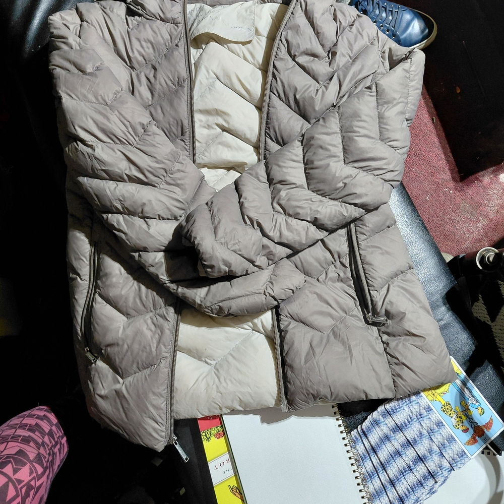 London Fog Women's Quilted Jacket - Taupe